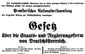 Gesetz ber die Staats- und Regierungsform von Deutschsterreich